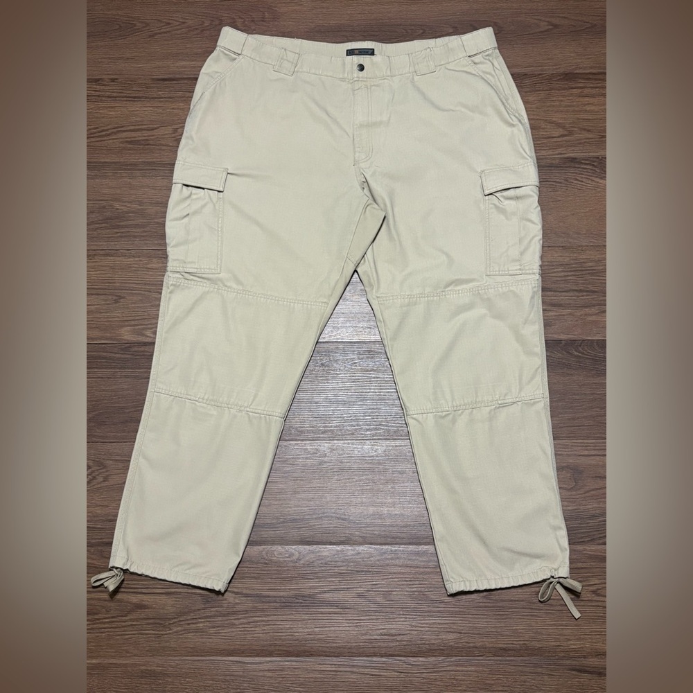5.11 Tactical Cargo Pants Beige Utility Performance Workwear 4XL